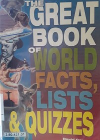 Image of The Great Book of World Facts, Lists and Quizzes